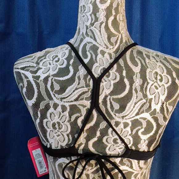 Xhilaration Women's Triangle MultiColor Bikini Top - Picture 6 of 8